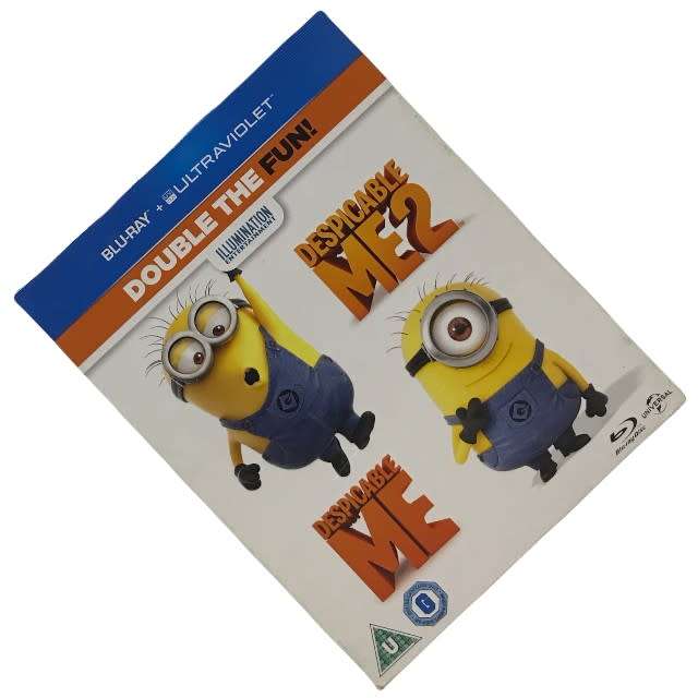 Despicable Me & Despicable Me 2 (Double The Fun Boxset) Blu-Ray Dvd