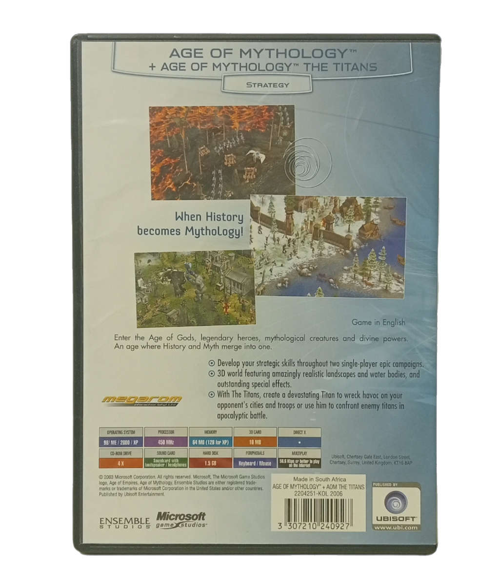 Age of Mythology + Age of Mythology The Titans PC (DvD)