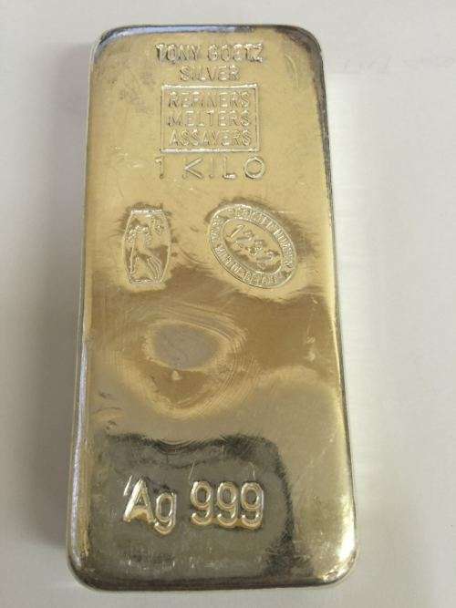 3 x 1kg FINE SILVER BAR (999) -1 Kilo  Fine Silver Bar Stamped and Certified