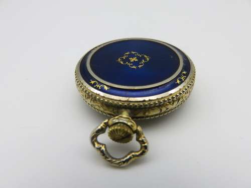 Oris Pendant Pretty Enamel Watch - Working | Fun R1 Start |