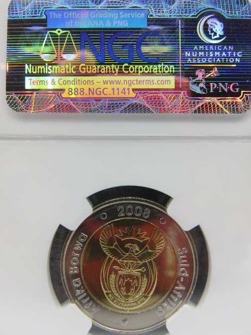 2008 Mandela 90th Birthday R5 NGC Graded MS67 | Fun R1 Start |