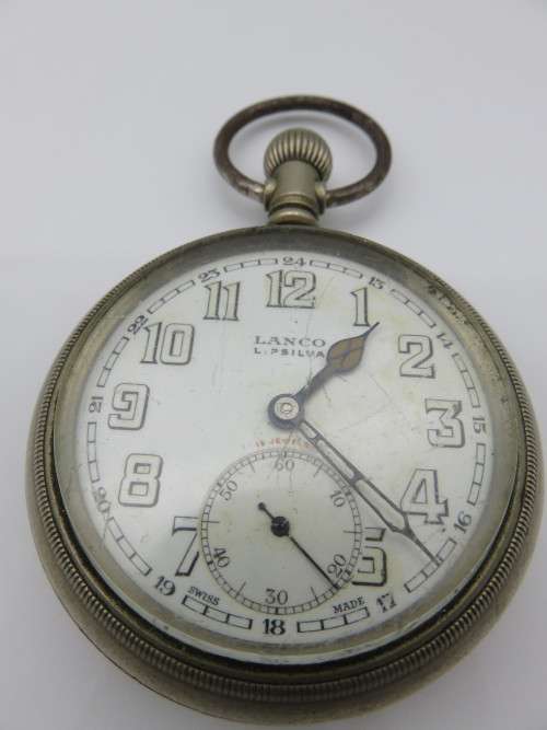 Antique LANCO L. PSILVA Pocket Watch - Working | Fun R1 Start |