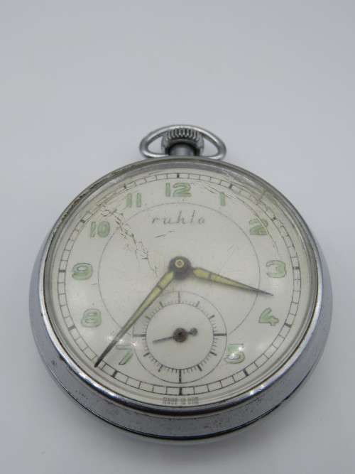 Antique Ruhla Pocket Watch - Working | Fun R1 Start |