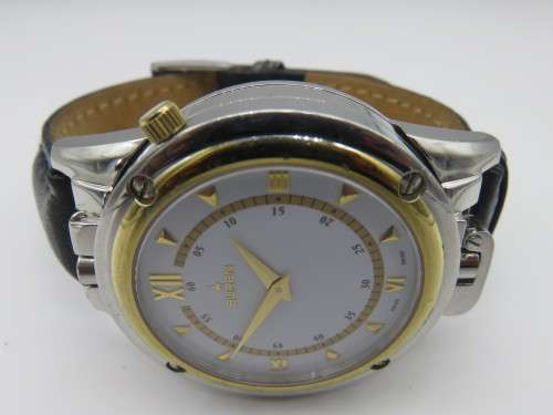 Buren Axis Mens Watch Swivel 2 Watches in 1 with Leather Strap - Beautiful | Fun R1 Start |