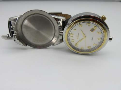 Buren Axis Mens Watch Swivel 2 Watches in 1 with Leather Strap - Beautiful | Fun R1 Start |