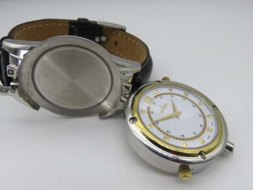 Buren Axis Mens Watch Swivel 2 Watches in 1 with Leather Strap - Beautiful | Fun R1 Start |