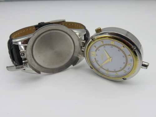 Buren Axis Mens Watch Swivel 2 Watches in 1 with Leather Strap - Beautiful | Fun R1 Start |