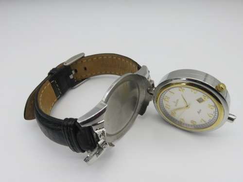 Buren Axis Mens Watch Swivel 2 Watches in 1 with Leather Strap - Beautiful | Fun R1 Start |