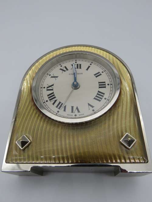 Beautiful Original Cartier Quartz Desk Clock - NOT WORKING | Relist