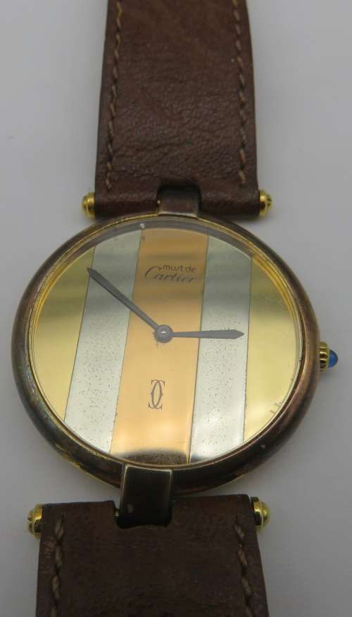 Cartier Must De Cartier Mens 27mm Watch - 100% Working Condition