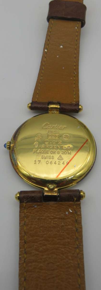 Cartier Must De Cartier Mens 27mm Watch - 100% Working Condition