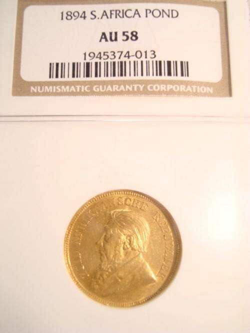1894 ZAR Gold Pond NGC Graded AU58 ### Herns Price UNC R75000-00 ## R1 Start
