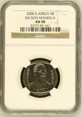 2000 Mandela R5 NGC Graded AU58 ### R1 Start