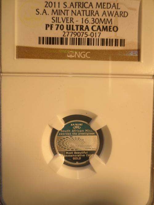2011 Natura Meerkat Award Tickey NGC Graded PF70 # FUN AUCTION - 5 Hours Only # R1 Start