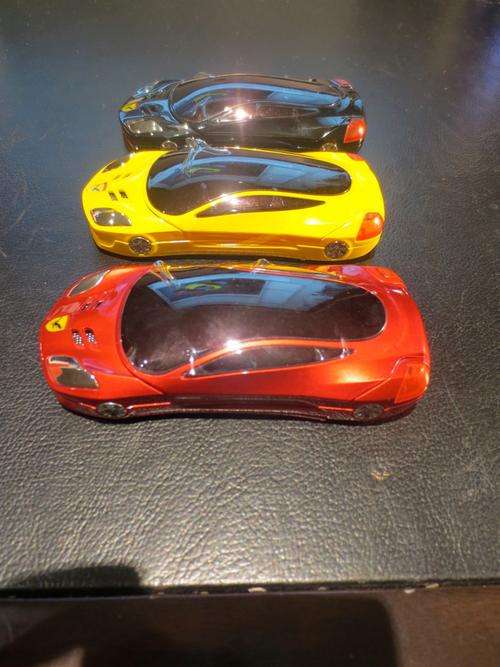 Ferrari Car Shaped Mini Cell Phone with Camera # Stunning Light Up Display & Sounds # Dual Sim #
