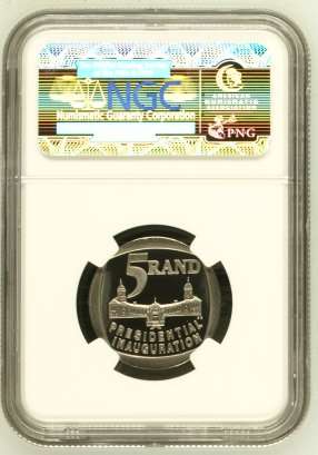 1994 Mandela Inauguration R5 NGC PF69 Ultra Cameo ### FUN IN JAN ###