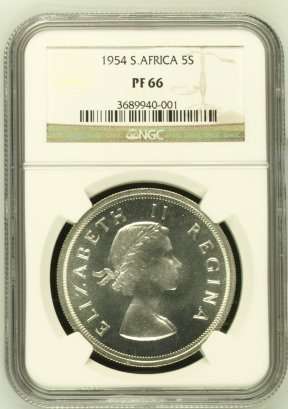 1954 SA Union Silver 5 Shilling NGC Graded PF66 ### SUPERB GEM ### FUN IN JAN ###