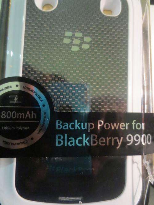 Backup Power For Blackberry 9900 # Smart Cover with Backup Battery # Tired of Battery Running Dead #