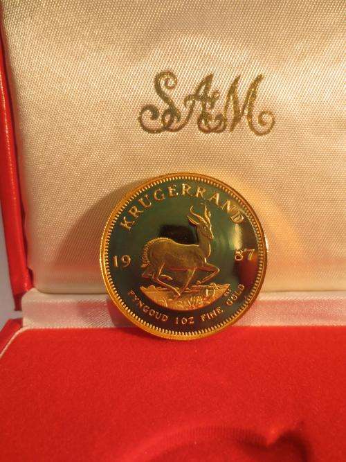 1987 Krugerrand Proof 1oz Fine Gold # GEM PROOF # FUN ends FRIDAY 8pm #