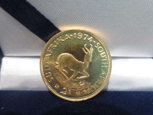 1974 SA R2 Proof Gold - 7.988 grams Gold - GEM PROOF # FULL GRADING GUARANTEE WILL GRADE AT NGC #