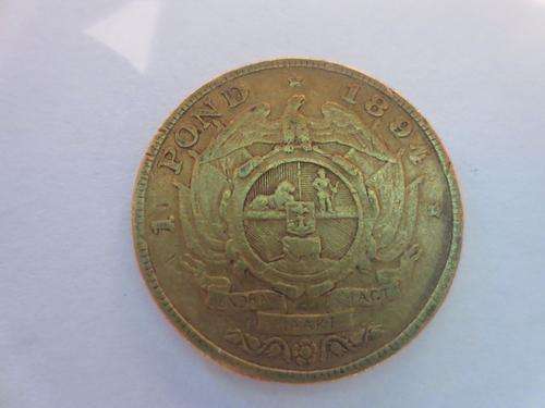 1894 ZAR Gold Pond # 8 Grams Gold 22 Carat # FUN SUNDAY #