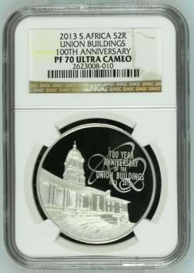 2013 Union Buildings 100th Anniversary Silver R2 Crown NGC PF70 | PERFECT 70 | FUN SUNDAY |
