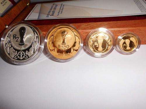 2010 FIFA COLLECTORS SET | 1oz Gold, 1/4oz Gold, 1/10th Gold & 1oz Silver | FUN SUNDAY |