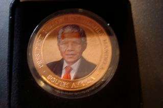 ### Nelson Mandela Fully Colorized Medals ### Crazy R1 Start ###