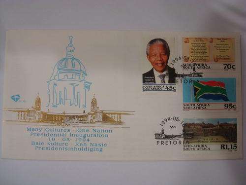 1994 Mandela Inauguration FDC - Many Cultures - One Nation - @@@ R1 Start
