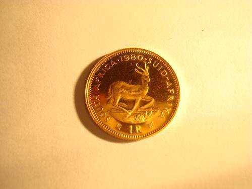 1980 South Africa Gold R1 Proof - Superb Gem Proof - Crazy 1 Day Auction @ R1 Start