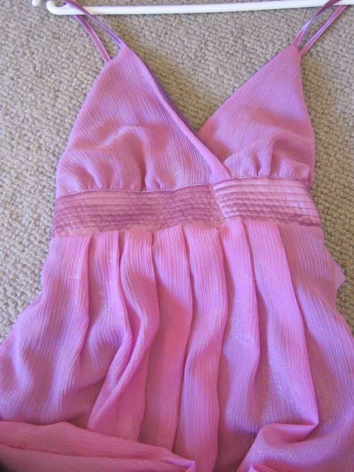 Pink cocktail dress