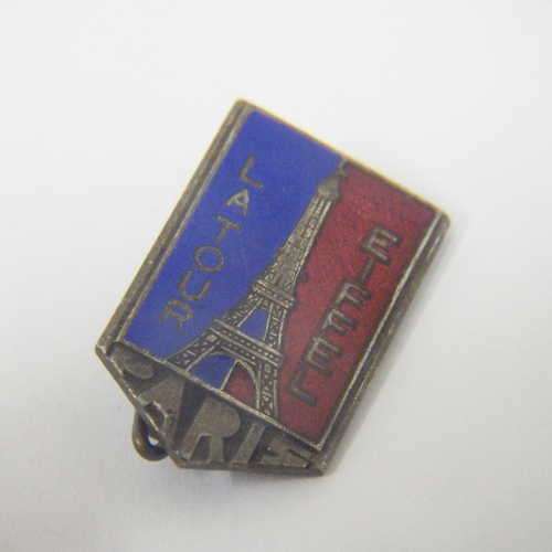 Vintage Paris Eiffel Tower badge - @ CRAZY R1 start