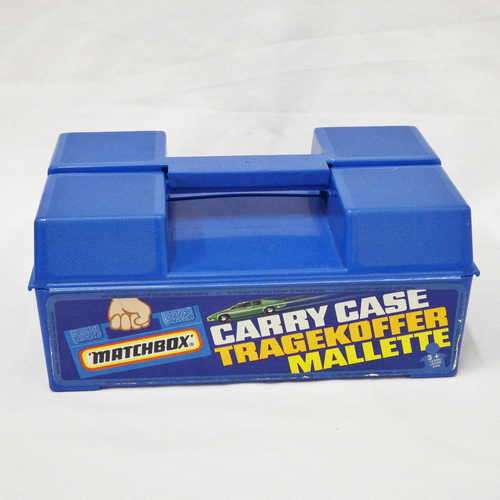 1981 Matchbox collectors carry case - Contains 2 trays with 12 slots each