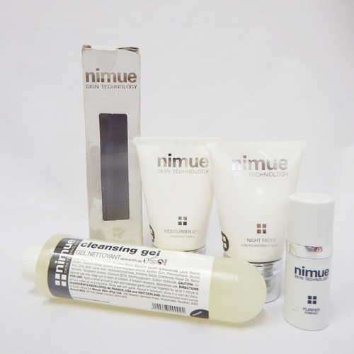 Nimue Skin Technology - Night Fader, Moisturiser Lite, Cleansing gel refill & Purifier