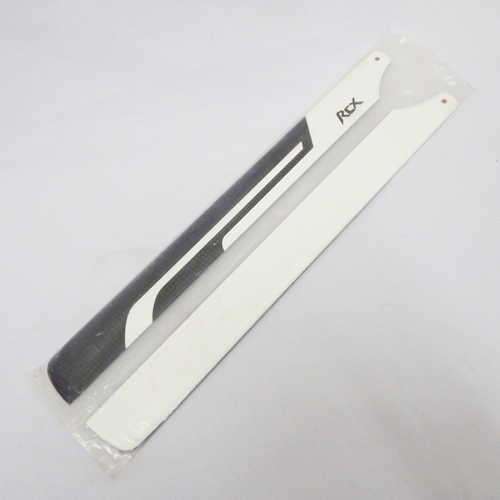 RCX 3K carbon main rotor blades (450 Helicopter / 325mm/ black and white - Designed for 450 series