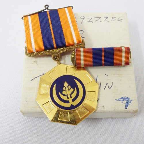 Swivel type Pro Patria medal and balkie - No. 82906 - T. Hitchin