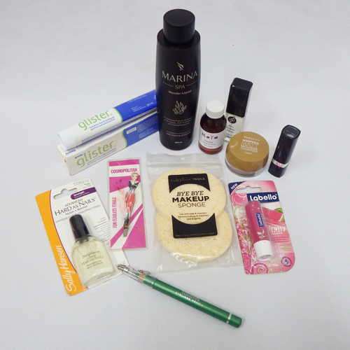 Lot of 11 mixed cosmetics / toiletries - New but shop soiled - @ Crazy R1 start