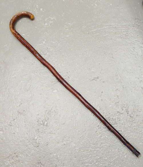 Vintage wooden walking stick - Height : 84 cm