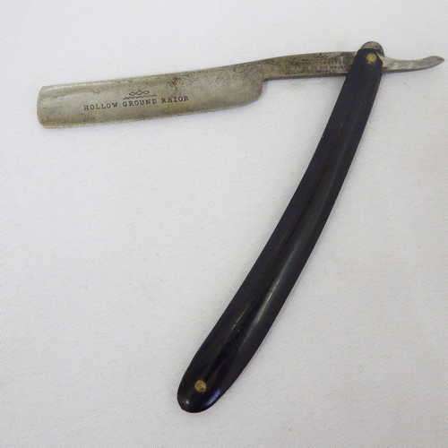 Hollow ground cut throat razor