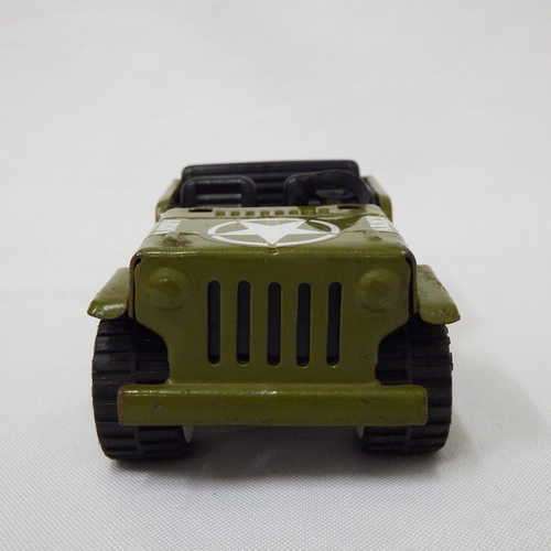 Vintage Buddy L Army Jeep - Pressed Steel