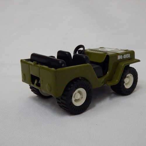 Vintage Buddy L Army Jeep - Pressed Steel