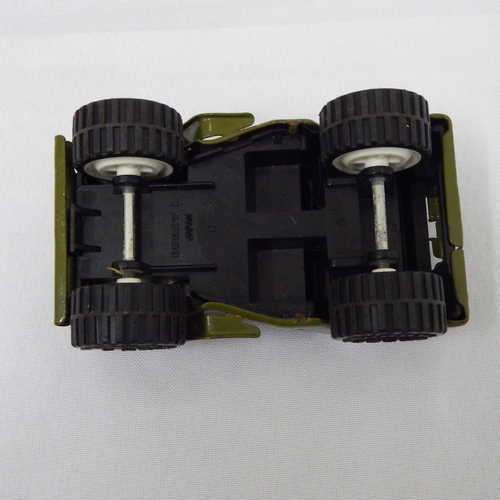 Vintage Buddy L Army Jeep - Pressed Steel