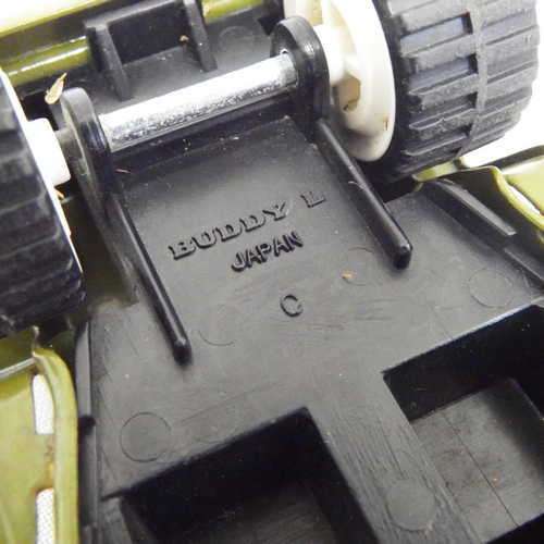 Vintage Buddy L Army Jeep - Pressed Steel