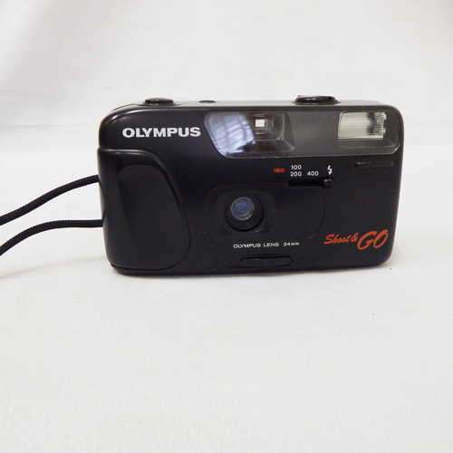 Olympus shoot and go 35 mm Point and shoot film camera with strap