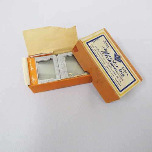 Agfacolor dia - Rahmen 5x5 Glass slide frames in box - 20 units unused