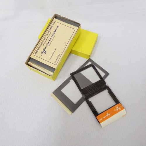 Agfacolor - Dia -Rahmen 20 unused glass slide frames