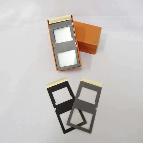 Agfa color Dia Rahmen 5x5 Glass slide frames in box - 20 pieces unused