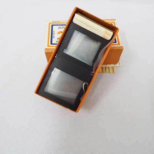 Afga Dia-Rahmen 5x5 Glass Slide frames in box - unused 24x24 mm - 20 units