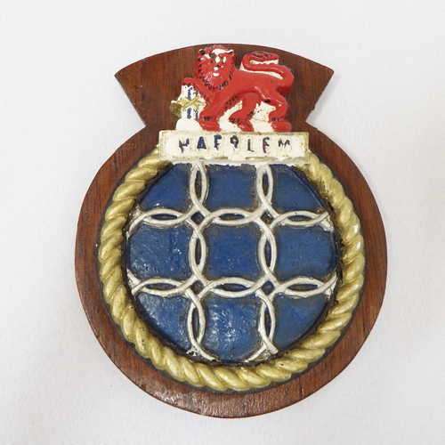 Haerlem ships crest - some chips