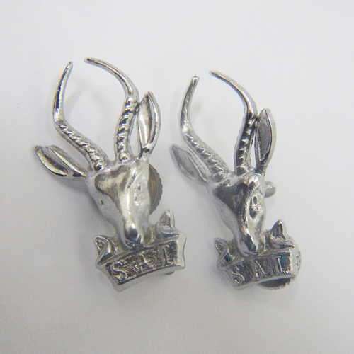 SA Infantry corps pair of collar badges